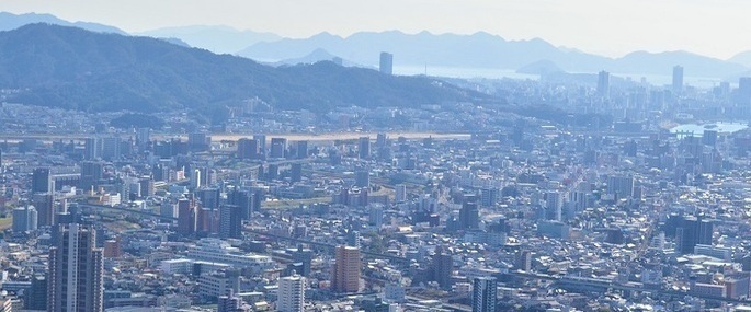 写真：安佐南区の街並み